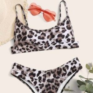 SHEIN Leopard Print Bikini Swimsuit